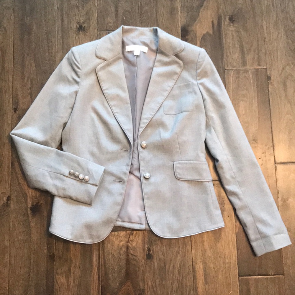 New York & Company Gray Schoolboy Blazer 2